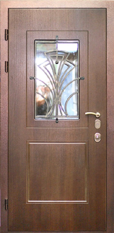 Дверь с ковкой (Арт. DK125)