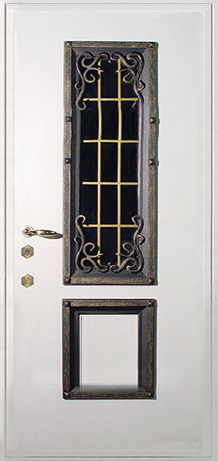 Дверь с ковкой (Арт. DK92)