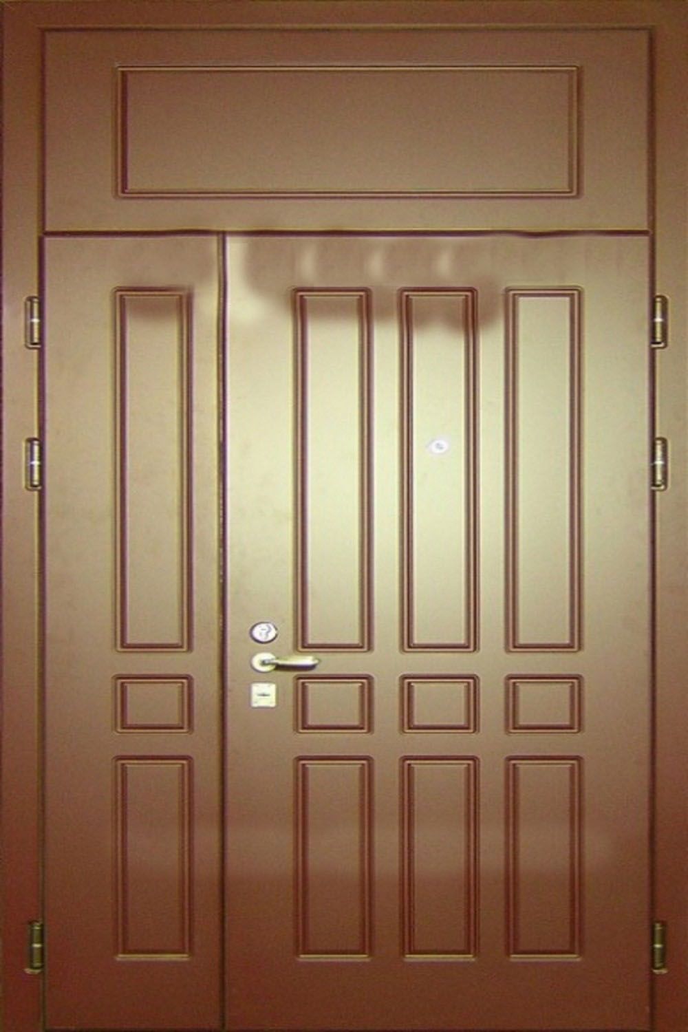 Дверь с фрамугой и вставками (Арт. F58)