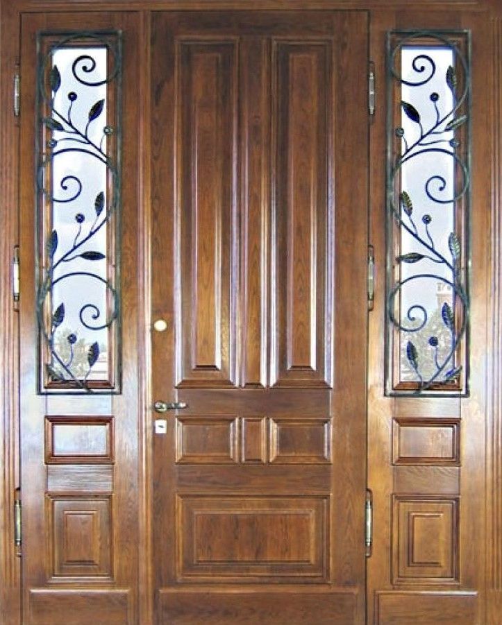 Входные двери в дом со стеклопакетом 