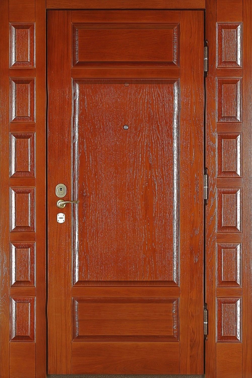 Дверь с фрамугой и вставками (Арт. F51)