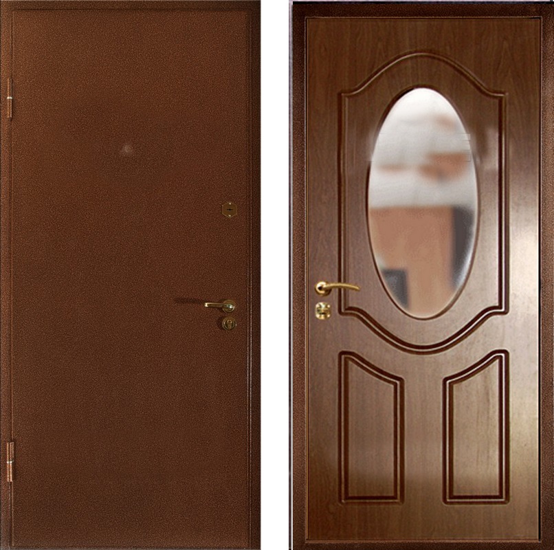 Дверь с зеркалом (Арт. DZ56)