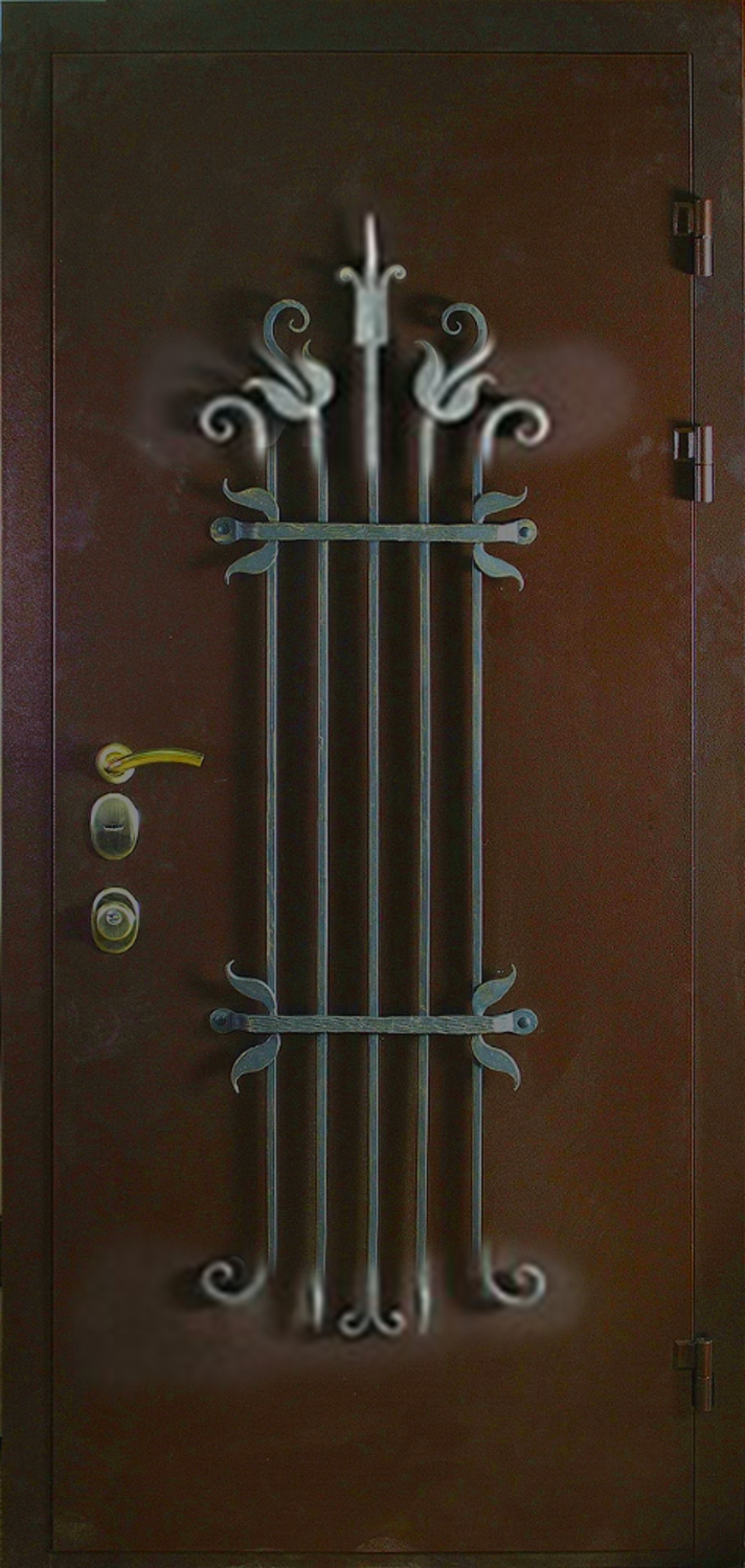 Дверь с ковкой (Арт. DK103)