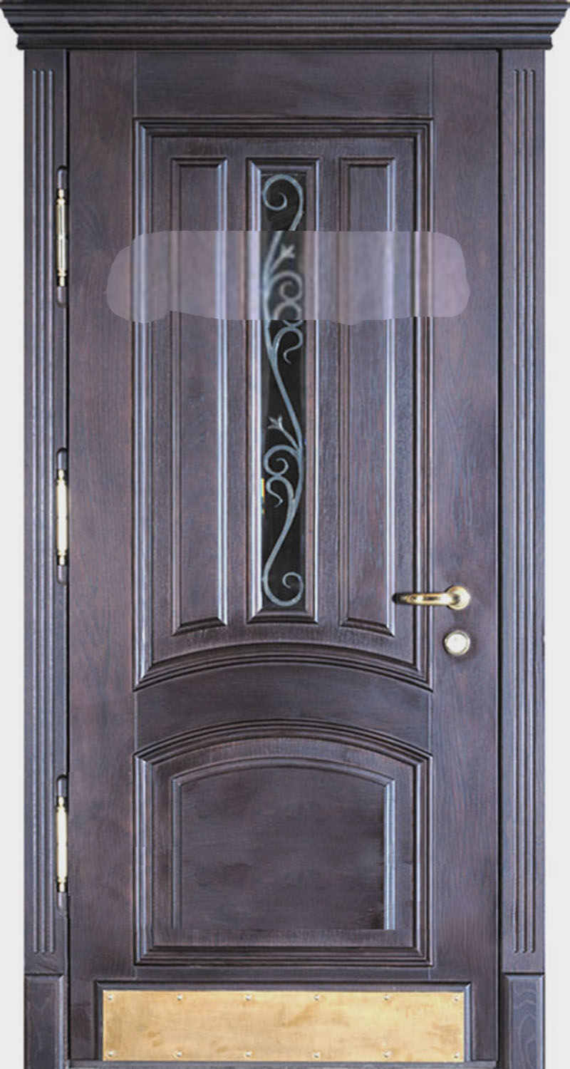 Дверь с ковкой (Арт. DK78)