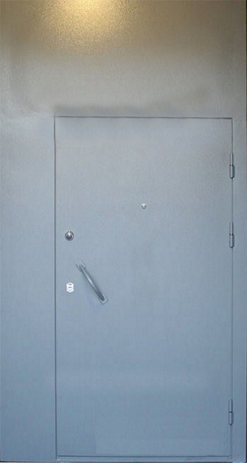 Дверь с фрамугой и вставками (Арт. F47)