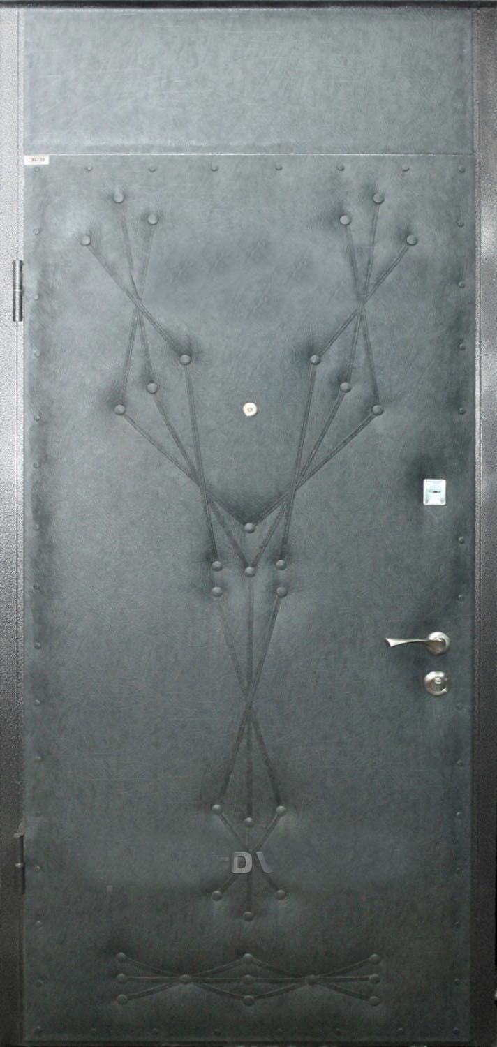 Дверь с фрамугой и вставками (Арт. F32)
