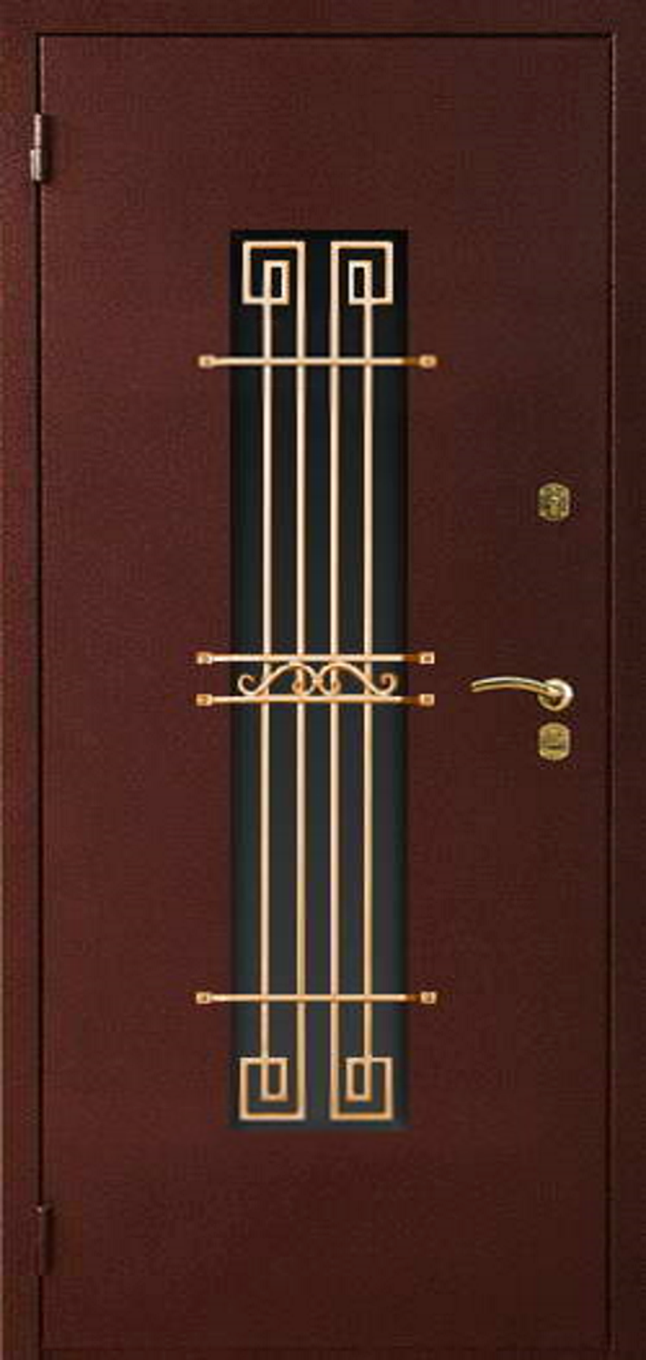 Дверь с ковкой (Арт. DK118)