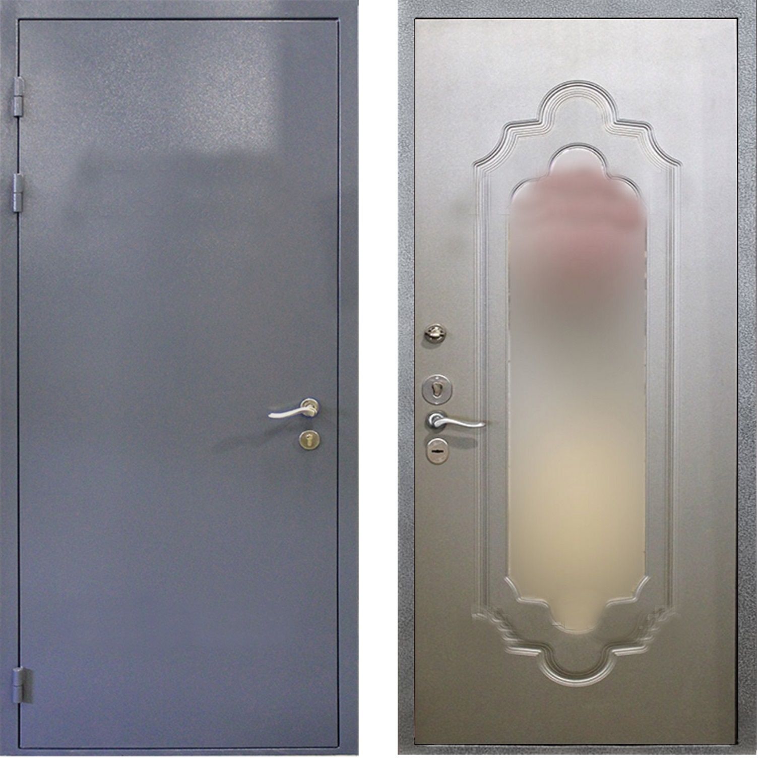 Дверь с порошковым напылением (Арт. P114)
