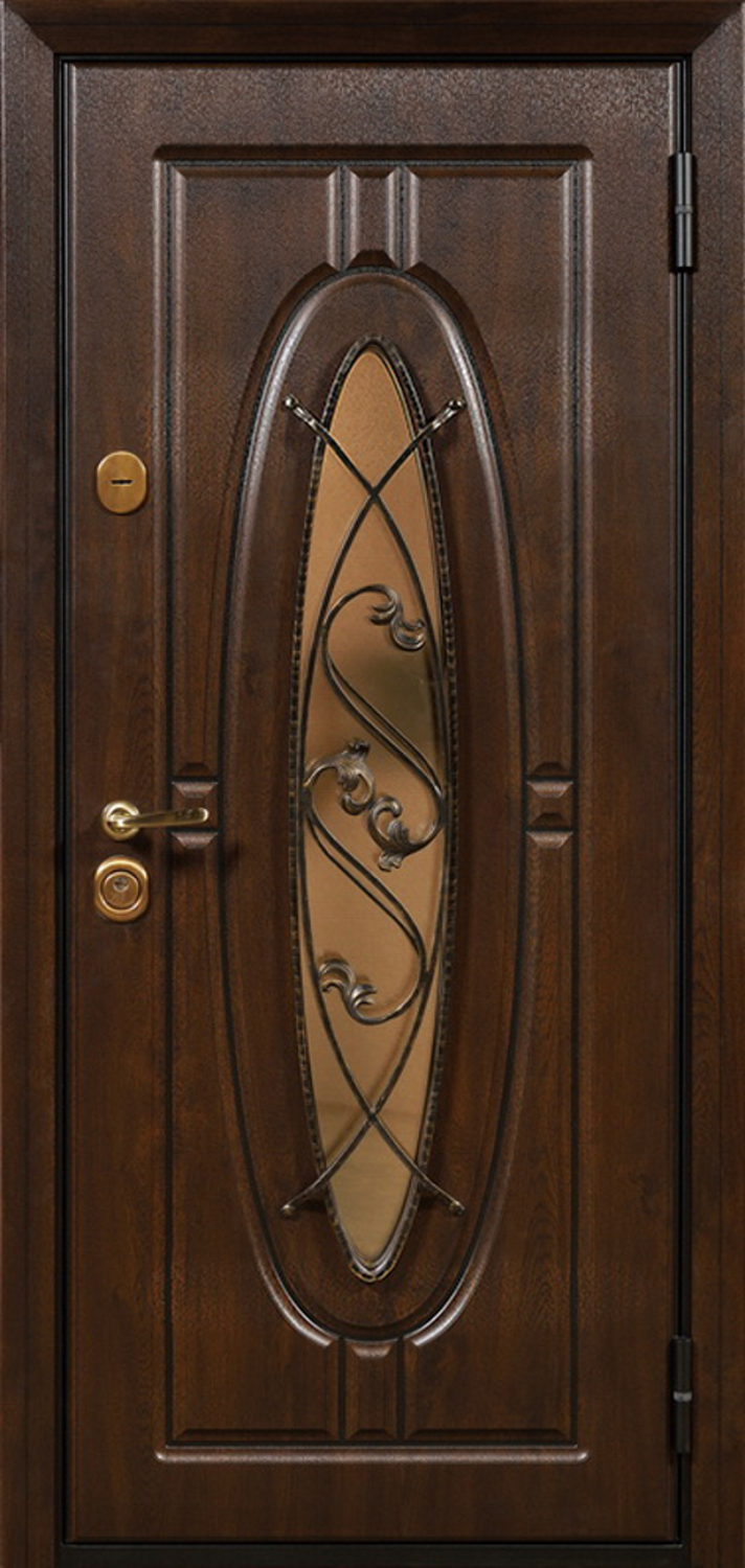 Дверь с ковкой (Арт. DK90)
