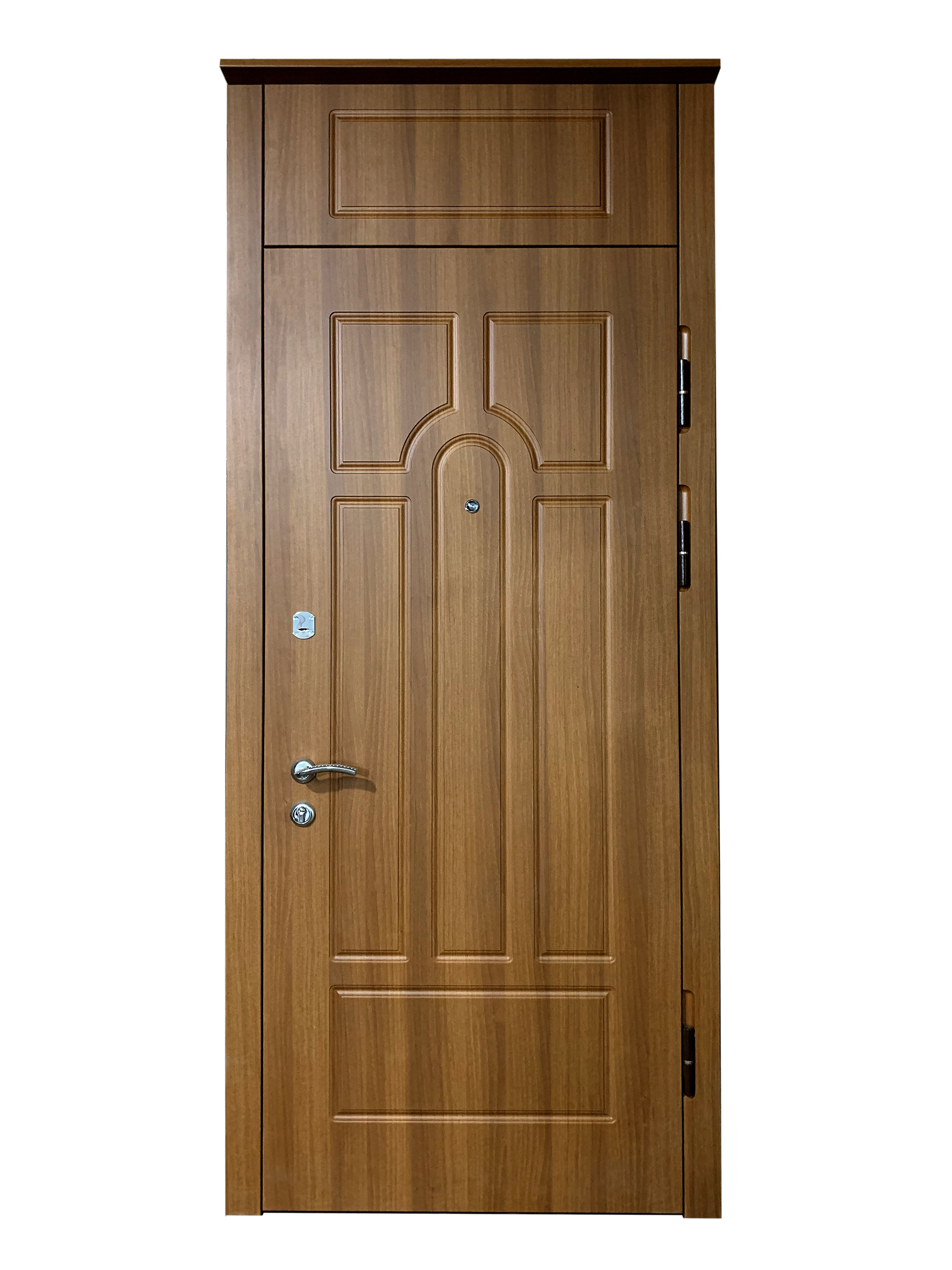 Дверь с фрамугой и вставками (Арт. F20)