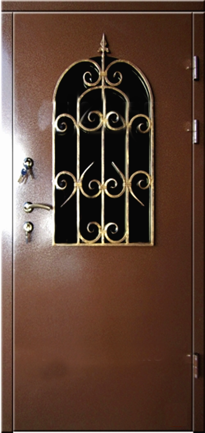 Дверь с ковкой (Арт. DK91)
