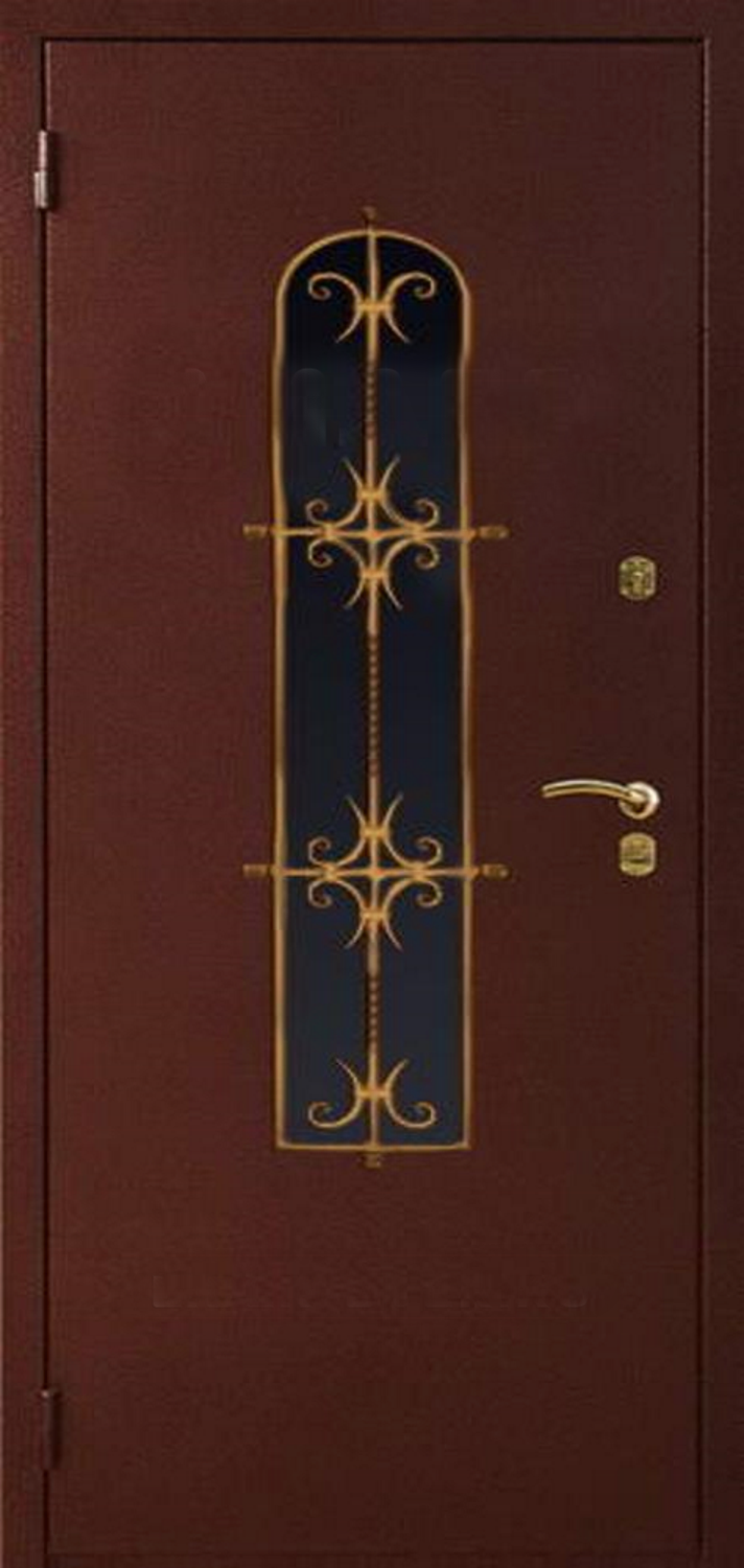 Дверь с ковкой (Арт. DK114)