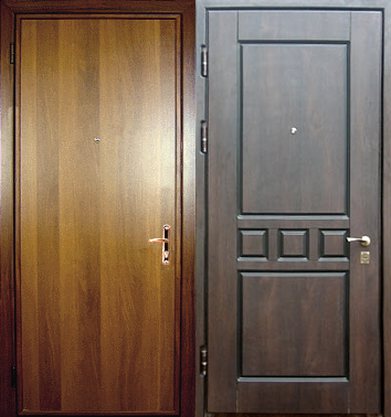 Дверь ламинат+мдф в квартиру (Арт. KV90)