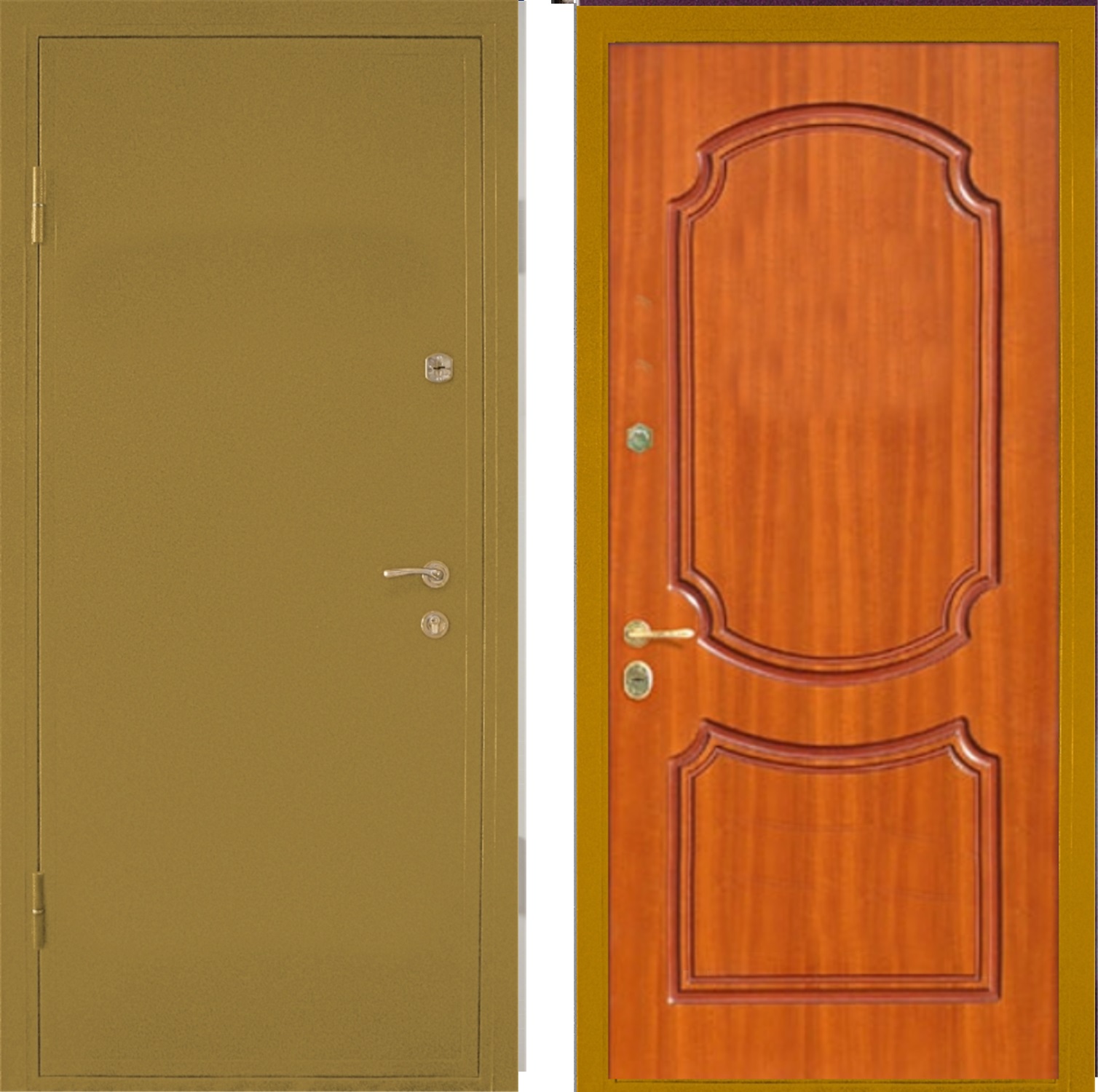 Дверь с порошковым напылением (Арт. P69)