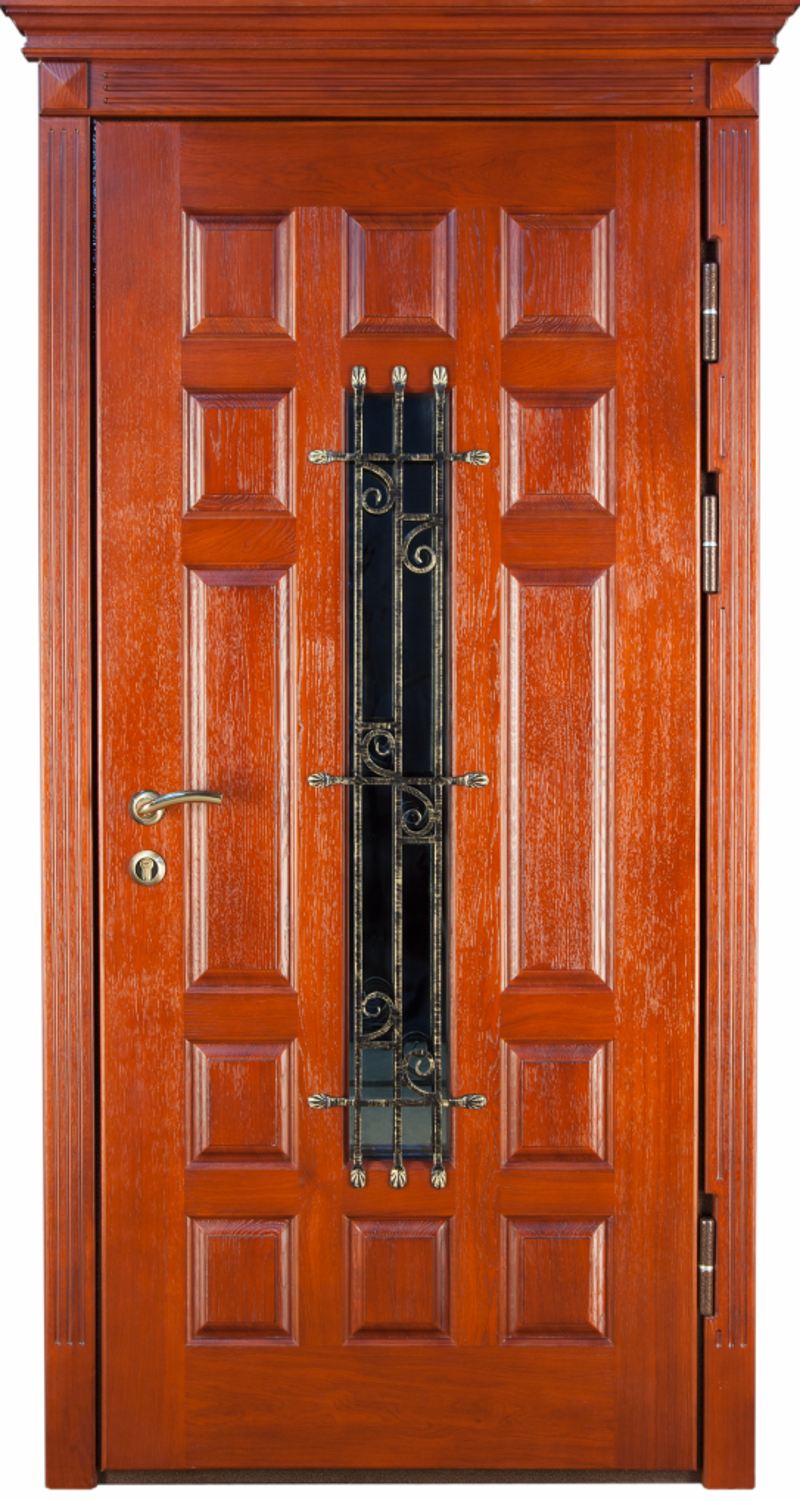 Дверь с ковкой (Арт. DK39)