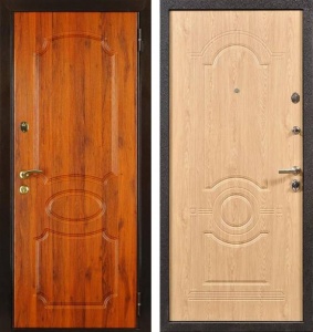 Дверь пвх+пвх в квартиру (Арт. KV40)