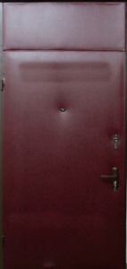 Дверь с фрамугой и вставками (Арт. F40)