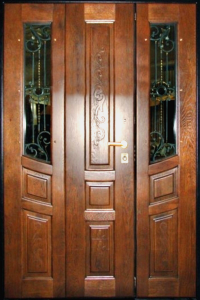 Дверь с ковкой (Арт. DK43)