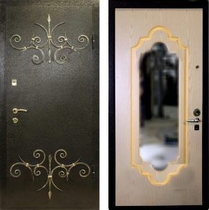 Дверь с зеркалом (Арт. DZ32)