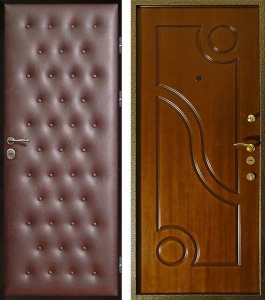 Дверь утеплённая (Арт. UT45)