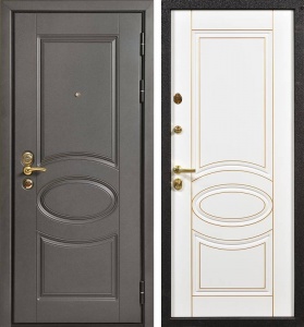Дверь с филёнкой в квартиру (Арт. KV33)