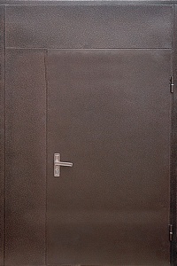 Дверь с фрамугой и вставками (Арт. F52)