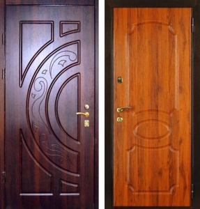 Дверь мдф+пвх в квартиру (Арт. KV04)