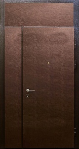 Дверь с фрамугой и вставками (Арт. F42)
