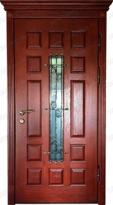 Дверь с ковкой (Арт. DK22)