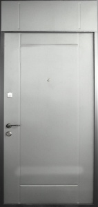 Дверь с фрамугой и вставками (Арт. F34)